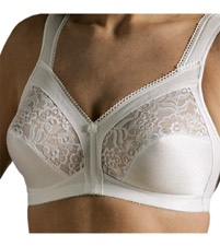 Full Figure Wide Band Shoulder Strap Soft Cup Bra